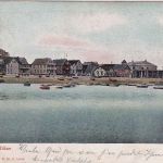 DR - Hamburg Helgoland Seepost Ovalstpl. Karte Helgoland - Dresden 1905