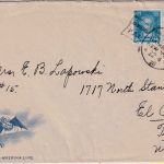 DR - 2x25 Pfg. Goethe Brief n. USA Dt. Amerik. Seepost Hamburg New York 1928