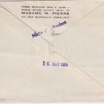 Frankreich - Air France Erstflug Nizza - Frankfurt a/M. Schmuckkuvert 3.4.64