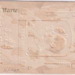 Preussen - Kaiserpaar Silberhochzeit 1881 1906 Prägekarte ungelaufen