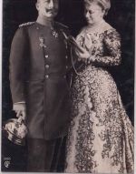 Preussen - Kaiserpaar Wilhelm II. u. Auguste Victoria sw-Foto-AK ca. 1905/10