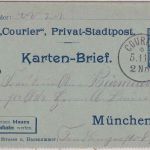 München - 3 Pfg. Ganzsache/Kartenbrief 5.11.98