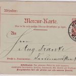 Hannover - Mercur 2 1/2 Pfg. Ganzsache/Karte 5.6.95