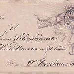 Berlin - Paketfahrt 10 Pfg. Putten Ganzsache/Brief 31.12.1889