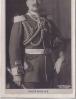 Preussen - Kaiser Wilhelm II. Uniform Orden Marschallstab sw-Foto-AK gebr. 1910