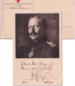 Preussen - Kaiser Wilhelm II. Brustbild "Ich kenne keine Parteien mehr.." sw-AK