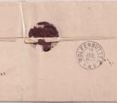 DR - Gardelegen 12.1.76 K1 Auslagen-Portobrief n. Wolfenbüttel - ohne Inhalt