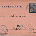 Berlin - Hansa Verkehrsanstalt 2 Pfg. Ganzsache/Karte 16.9.86