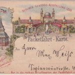 Berlin - Paketfahrt 2 Pfg. Sonderganzsache Gewerbeausstellung 25.7.96