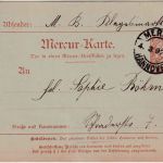 Hannover - Mercur 2 1/2 Pfg. Götterbote Ganzsache/Karte 4.3.97