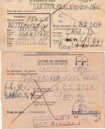 All.Bes./Belgien - Lager BOVI (Erbisoeul) Kriegsgefangenenkarte/-brief 1947