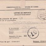 All.Bes./Belgien - Limbach 30.12.46 Kriegsgefangenenbrief ins Lager BO VI