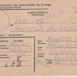All.Bes./Belgien - Lager LG IX (Bois D'Avroy) Kriegsgefangenenkarte 1.8.47