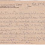 All.Bes./Belgien - Lager LG IX (Bois D'Avroy) Kriegsgefangenenkarte 1.8.47