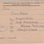 All.Bes./Belgien - Lager LB IV (Winterslag) Kriegsgefangenenbrief 20.2.46