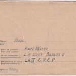 All.Bes./Belgien - Lager LB IV (Winterslag) Kriegsgefangenenbrief 20.2.46