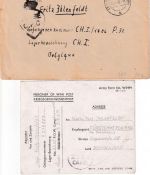 All.Bes./England/Belgien - Kriegsgefangenenbrief/-karte POW-Camp 2228/ Lager CHI