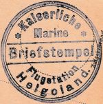 DR - Flugstation Helgoland Kais. Marine Feldpostkarte n. Berlin 11.7.15