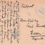 DR - Flugstation List a. Sylt Kais. Marine Feldpostkarte n. Essen 22.12.15