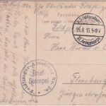 DR - Feldflieger-Abteilung No. 28/XI. Armeekorps Feldpostkarte 25.6.15