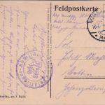 DR - Feldflieger-Abteilung No. 55/K.D.Fp.Stat. Nr. 171 Feldpostkarte 10.7.16