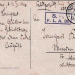 DR - Feldluftschiffer FLA 35/XVII. Armeekorps Feldpostkarte n. Minden 13.3.16