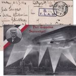 DR - Feldluftschiffer FLA 35/XVII. Armeekorps Feldpostkarte n. Minden 13.3.16