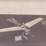 DR - Artillerie-Flieger-Abteilung Nr. 201 sw-Foto-AK (Flugzeugmodell) 21.11.16