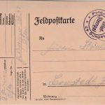 DR - Feld-Flieger-Abteilung 47 Feldpostkarte n. Boostedt 4.3.15