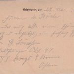 DR - Feld-Flieger-Abteilung 47 Feldpostkarte n. Boostedt 4.3.15