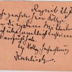 Bayern - 15 Pfg Hupp/Freistaat Ganzsache/A-Teil Bahnpost Tilsit Stallupönen 1920