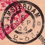Bayern - 10 Pfg. Wappen Ganzsache/Anwortteil Amsterdam -Erlangen 5. SEP 1894
