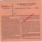 Dt. Bes. Luxemburg - Luxemburg 29.4.44 Wertpaketkarte Gebührenmeldung !