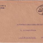 Dt. Bes. Elsass - Bahnpost Strassburg Molsheim Schlettstadt Aushilfsstpl. Brief