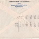 DDP Ukraine - Wien 28.2.42 Postsache (Absender DDSG) n. Rowno