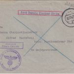 DDP Ukraine - Aleschki viol Aushilfs-L1 Postsache Dienstpostamt Cherson 30.12.42