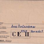 All.Bes./Belgien - Lager CE II (Ressaix) Kriegsgefangenenbrief 7.12.46