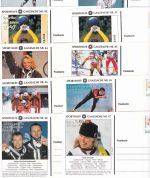 BRD - Sporthilfe Privatganzsache ex Nr.1 bis 62 - 59 versch. Stück ungebraucht
