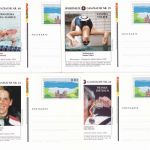 BRD - Sporthilfe Privatganzsache ex Nr.1 bis 62 - 59 versch. Stück ungebraucht