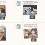 BRD - 4x80 Pfg. SWK Privatganzsachen 100. Geburtstag Prof. H. Oberth ungebraucht