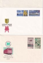 DDR - 12 versch. Ganzsachen (Umschläge/Karten) ca. 1984-1987 - alle ungebraucht