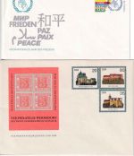 DDR - 12 versch. Ganzsachen (Umschläge/Karten) ca. 1984-1987 - alle ungebraucht