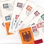 BRD - Heinemann 7 FDC echt gelaufen ESST Bonn 1971/73