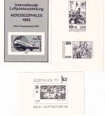 DDR - Schwarzdrucke ex 1977-1987 - 12 Stück