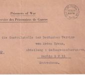 USA - 5 C. Washington Kriegsgefangenenbrief New York - Berlin 1916