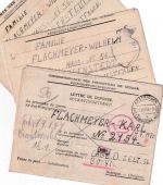 All.Bes./Belgien - Lager BO II (Hensies) 3 Kriegsgefangenenbriefe 4/46 - 7/47