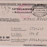 All.Bes. - Offenburg gebühr bezahlt 3.6.46 Kriegsgefangenenbrief n. FRANKREICH