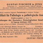 DR-Infla - 50 Tsd. Ziffer Bücherzettel Jena - Heidelberg 27.9.23
