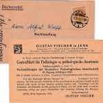 DR-Infla - 50 Tsd. Ziffer Bücherzettel Jena - Heidelberg 27.9.23