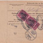 DR - 2x80+60 Pfg. Germania Paketkarte (Selbstbucher) i.d. TÜRKEI Dresden 9.2.17
